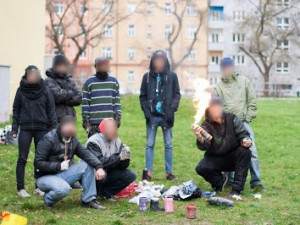 Skupina sprejerů, foto: Policie ČR