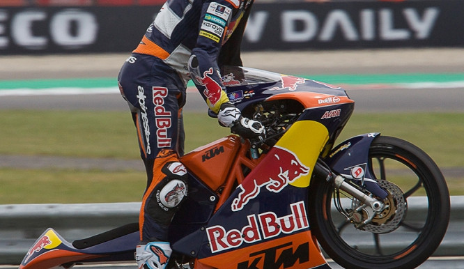 Vítěz závodu Moto3 Jack Miller, foto: Brněnská Drbna, Miroslav Toman