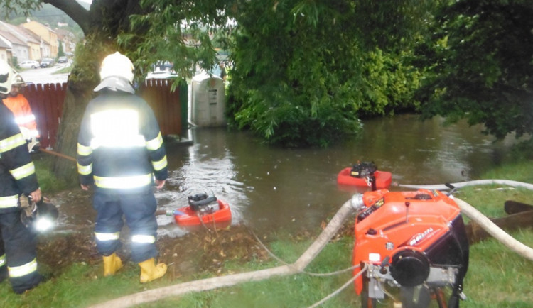 Hasiči likvidovali následky přívalových dešťů, foto: HZS JMK