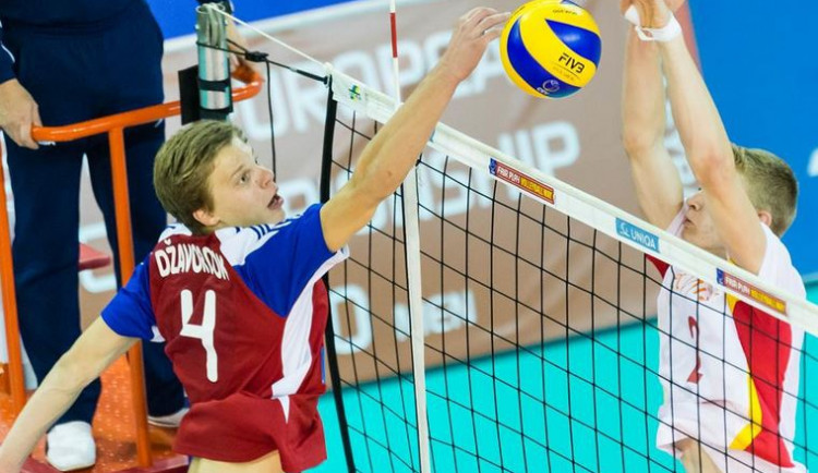 Čeští volejbaloví junioři na ME 2014 v Brně, foto: Viktor Šulc