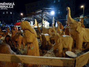 Rozsvícení jedle odstartovalo Brněnské Vánoce, FOTO:  Jiří Prýgl, Brněnská Drbna