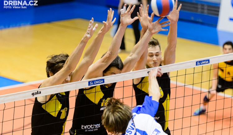 Brněnští volebalisté porazili Karbo Benátky nad Jizerou, Foto: Viktor Šulc, www.viktorio.net.