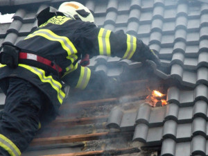 Požár ve Vitonicích-zásah