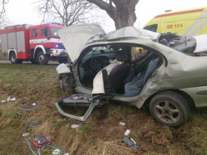 Spolujezdec nepřežil dopravní nehodu na Kyjovsku