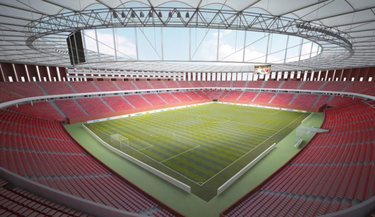 Stadion Lužánky - vizualizace