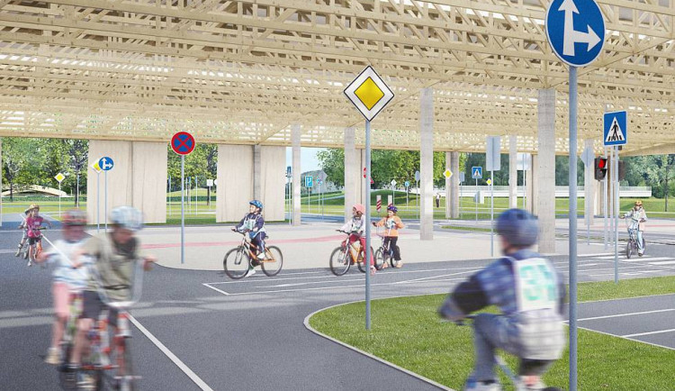 Vizualizace dopravního hřiště