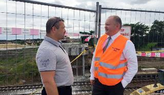 Michal Hašek (vpravo) na kontrole, foto: Jihomoravský Kraj