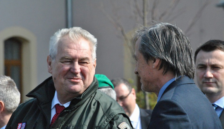 Prezident Miloš Zeman, foto: Michael Daněk, Liberecká Drbna