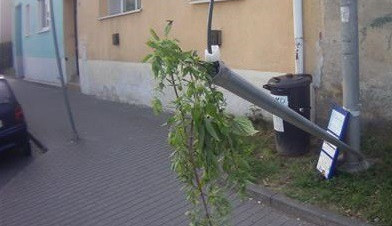 Sloup a označník, foto: MPB