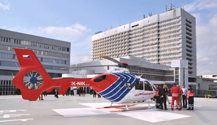 FN Brno má nový heliport, foto: fnbrno.cz