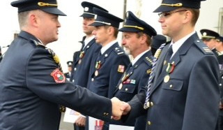 Noví hasiči složili slib na Špilberku