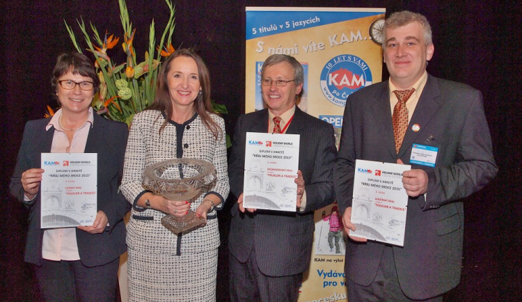 Cenu za první místo v kategorii Folklor a tradice převzala ředitelka Centrály cestovního ruchu Jižní Morava Zuzana Vojtová