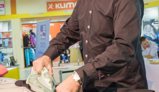 Vítěz mistrovství Brna v žehlení - p.Kopal