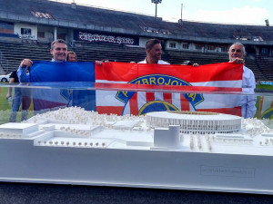 FOTO: Brno představilo novou podobu fotbalového stadionu za Lužánkami. Stát by měl v roce 2021