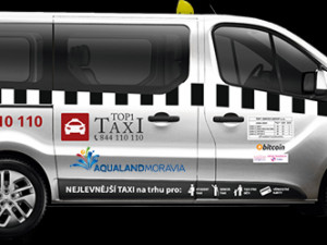 Do Aqualandu Moravia komfortním taxíkem levněji než veřejnou dopravou. Stačí sehnat partu kamarádů