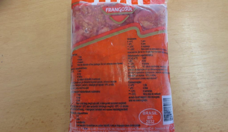 Frangosul - hluboce zmražená kuřecí játra, foto: SZPI 