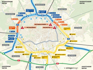 Brno začne letos s přípravnými pracemi pro část městského okruhu