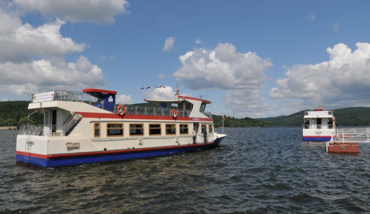 Lodě na brněnské přehradě, Zdroj: GotoBrno.cz
