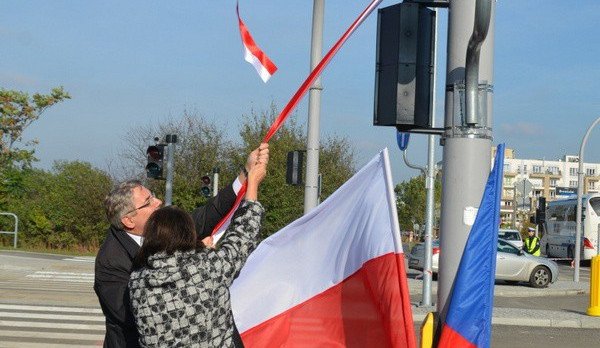 Odhalování Brněnské ulice v Poznani, zdroj: MMB