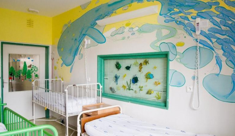 Pokoj na infekčním oddělení dětské nemocnice, ilustrační foto, zdroj: City.cz