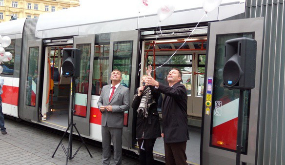 Křest první z nové série šalin, autor: Martin Šeda