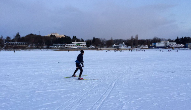 Běžkař na Priglu, zdroj: MMB