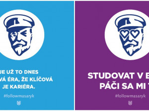 Masarykova univerzita láká v kampani nové studenty podobiznou prvního prezidenta
