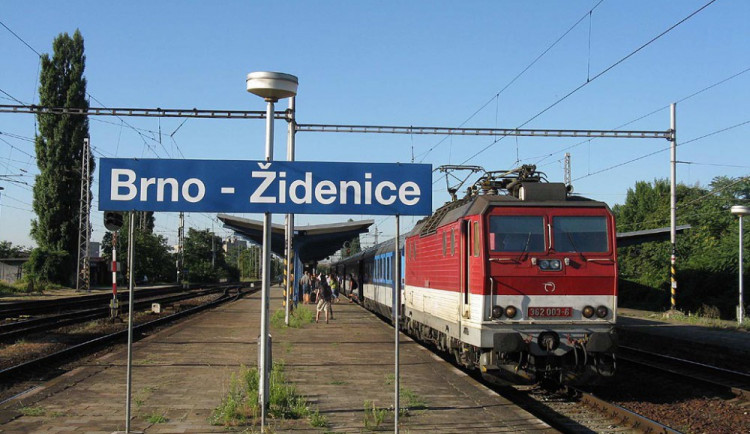 Nádraží Židenice, zdroj: Tramvaj klub Brno, Autoři:  Ladislav Kašík, Jiří Mrkos