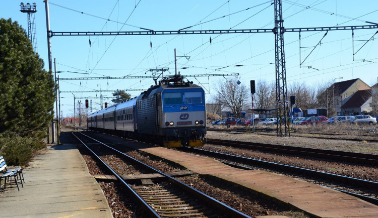 Nádraží Rousínov, zdroj: Mapio.net