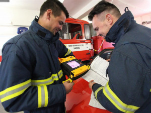 Dobrovolný hasič přispěl k záchraně života muže, který zkolaboval