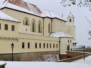 Špilberk se uzavřel návštěvníkům kvůli pádu sněhu na nádvoří
