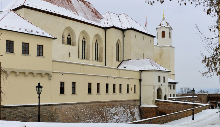 Zasněžený Špilberk, zdroj: MMB