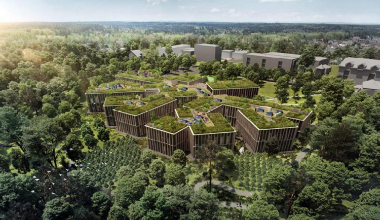 Vítězný návrh nového sídla Lesů ČR, Chybik a Kristof