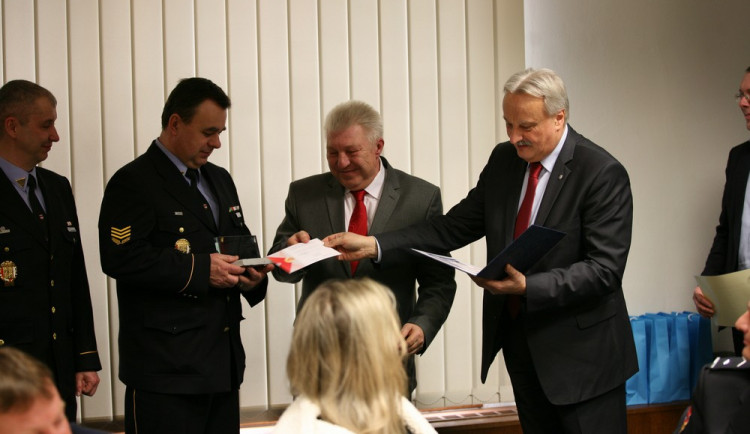 Předání ceny, zdroj: MP Brno