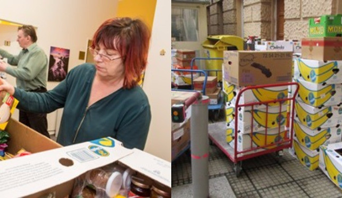 Potravinová sbírka, Zdroj: JMK