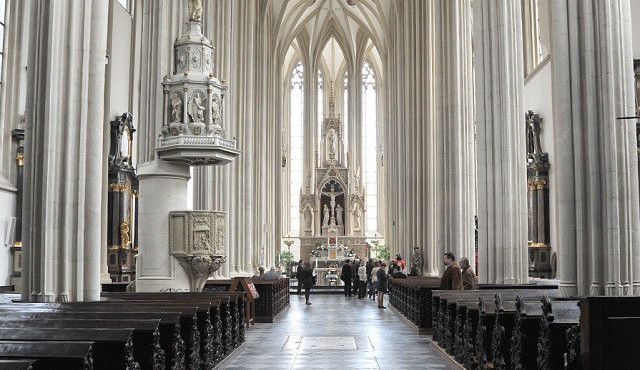 Interiér kostelu sv. Jakuba, zdroj: MMB