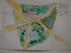 Školáci ztvárnili své představy o budoucí podobě parku na Moraváku