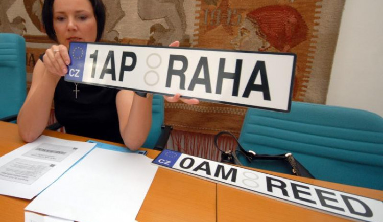 Pražská poznávací značka, zdroj: Praha.eu