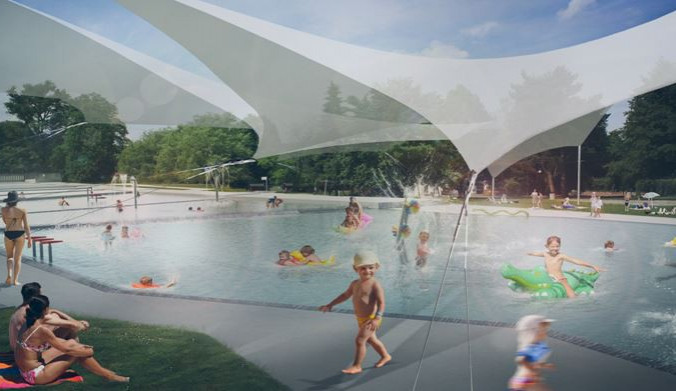 Koupaliště Riviéra, vizualizace STAREZ SPORT