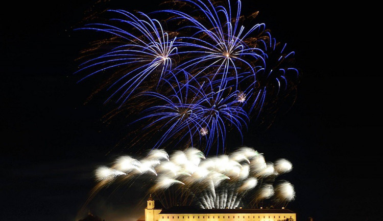 Ohňostroj nad Špilberkem, autor: Petr Olša