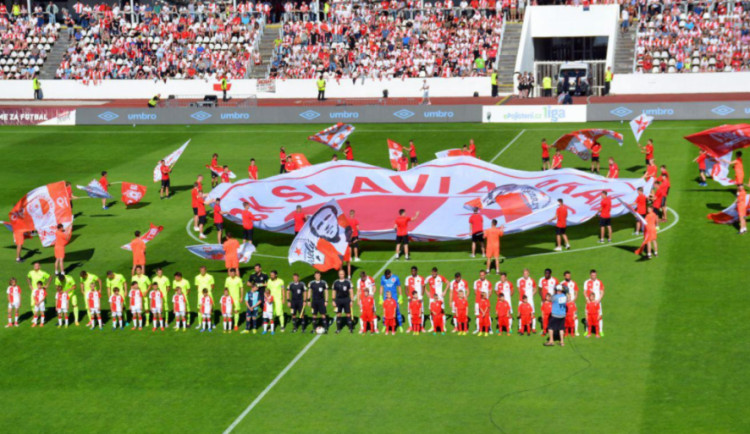 Slavia Praha vs. Zbrojovka Brno, zdroj: Twitter Zbrojovka Brno