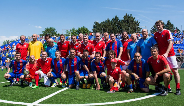 Hráči Zbrojovky s Barcelonou, autor: Tomáš Hrivňák