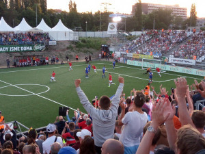 Čeští reprezentanti zválcovali na Euru v malém fotbalu Izrael 7:0