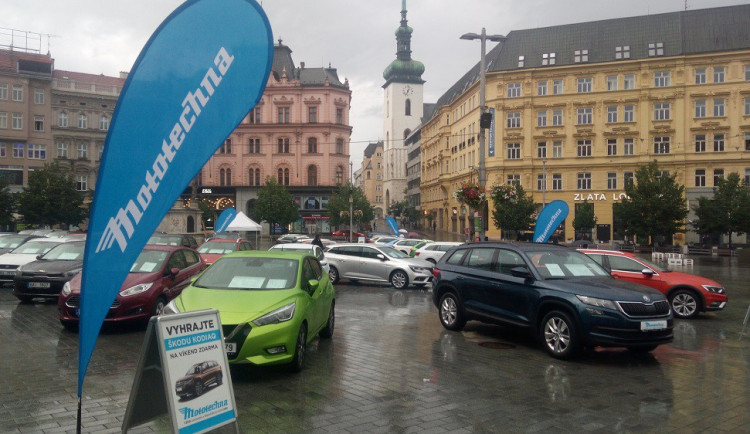 Výstava auta na Svoboďáku