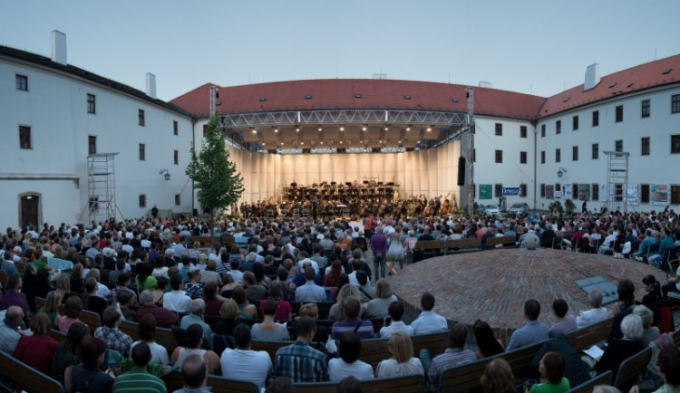 Nádvoří Špilberku