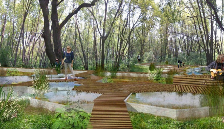 Vizualizace vítězného návrhu