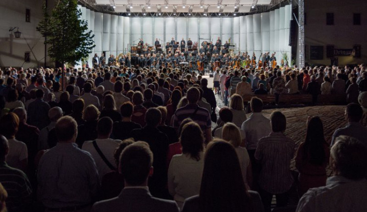 Nádvoří Špilberku