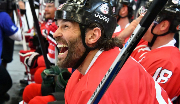 Jaromír Jágra na exibici v Brně