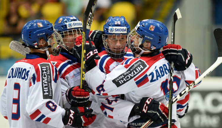 Česká osmnáctka slaví gól do sítě Ruska