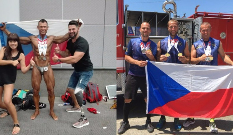 Jihomoravští hasiči v Los Angeles